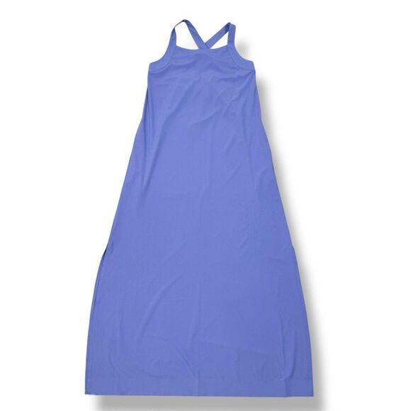 Athleta Arrival Cross Back Strap Maxi Dress Lilac Purple Small Tall Athleisure - Picture 13 of 14